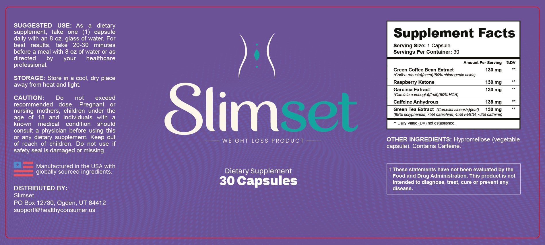 slimset label